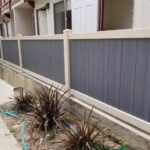 Grey-With-Tan-Accents-Privacy-Vinyl-Fence
