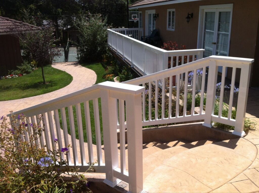 top-quality vinyl porch railings