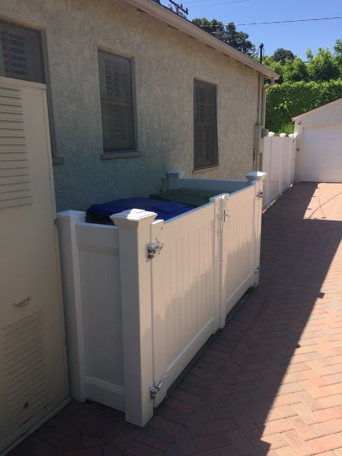 Curb Appeal with a Trash Can Fence