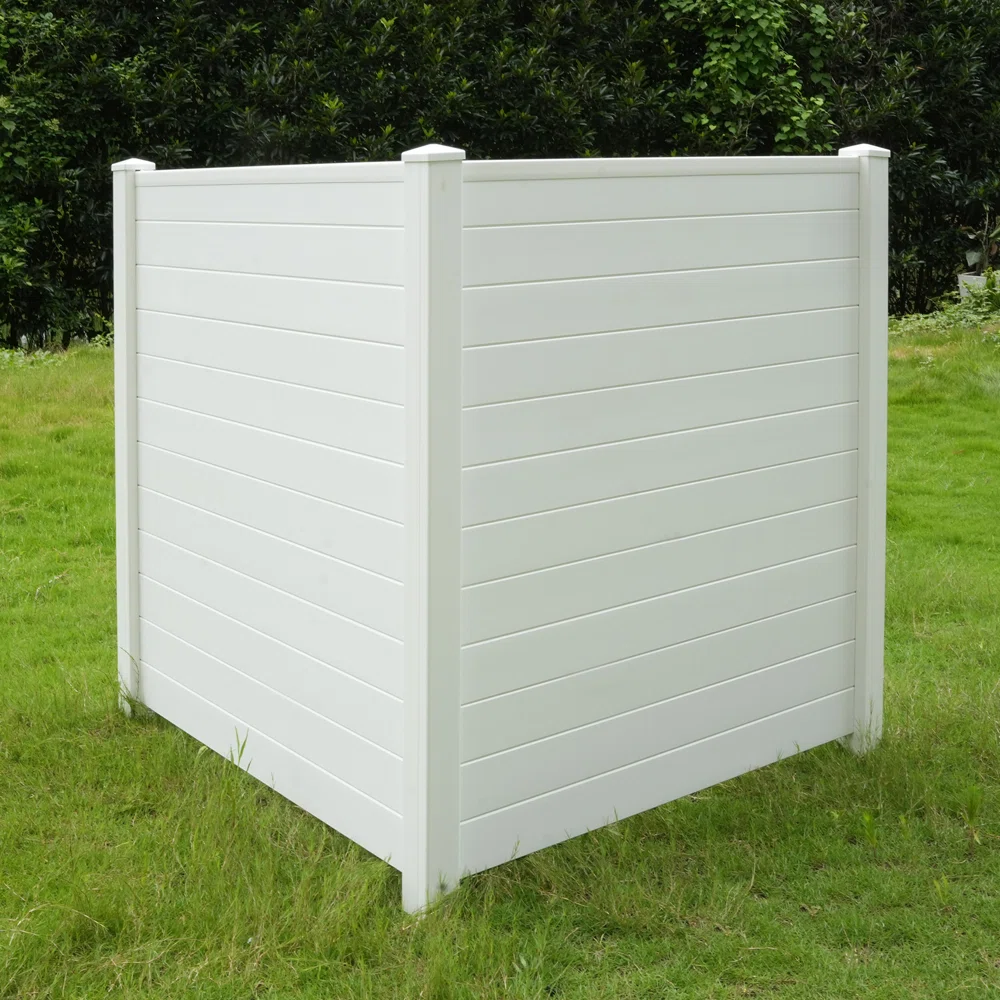 Conceal Trash Cans with privacy fence for trash cans