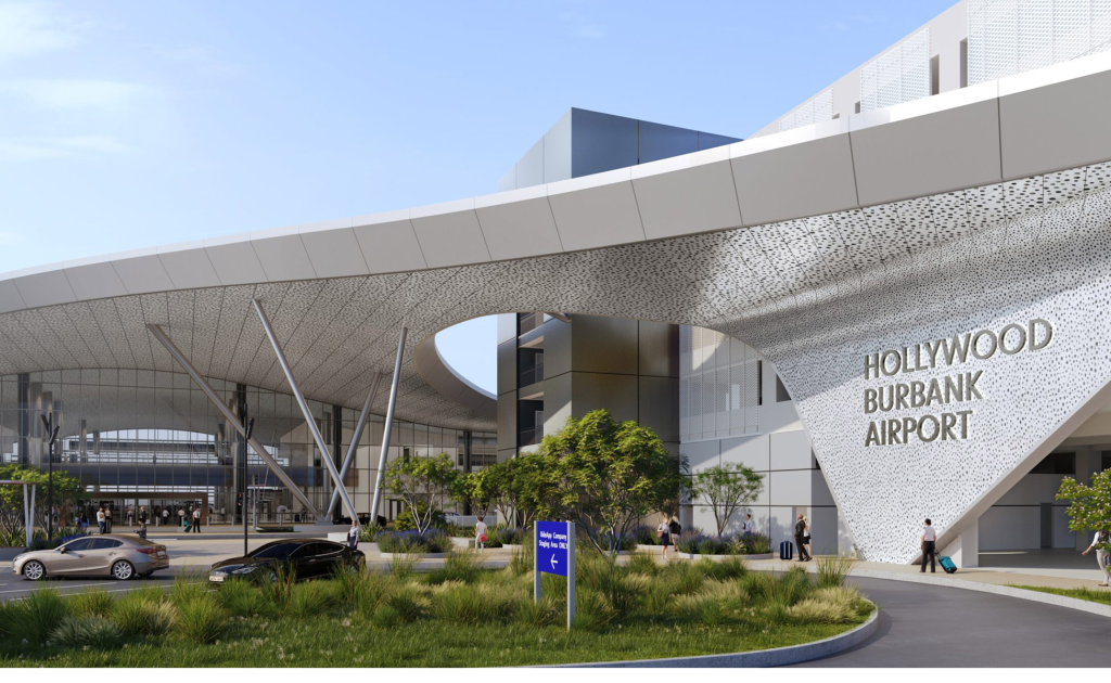 Burbank Airport during the day