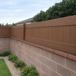 GnG Vinyl Fencing Rustic Vinyl Wall Topper Duramax