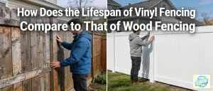 Vinyl fencing outlasts wood fencing by a significant margin in most cases.; Wood fences have
