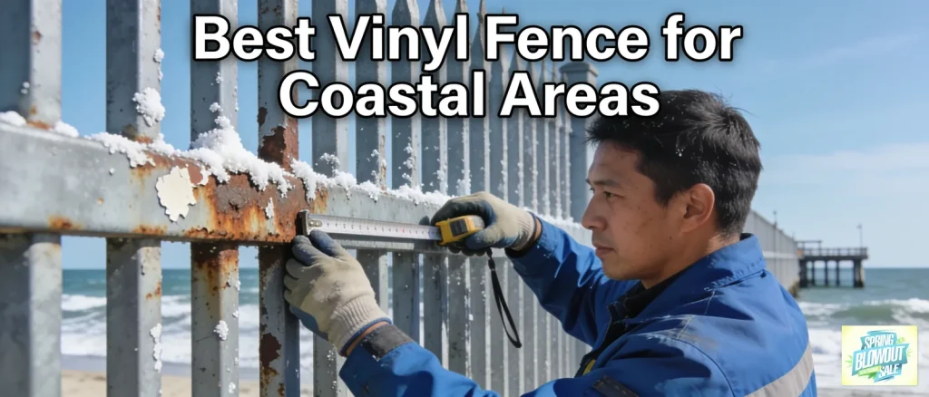 Salt is the primary driver of corrosion damage to fences installed near coastlines.; Airborne salt