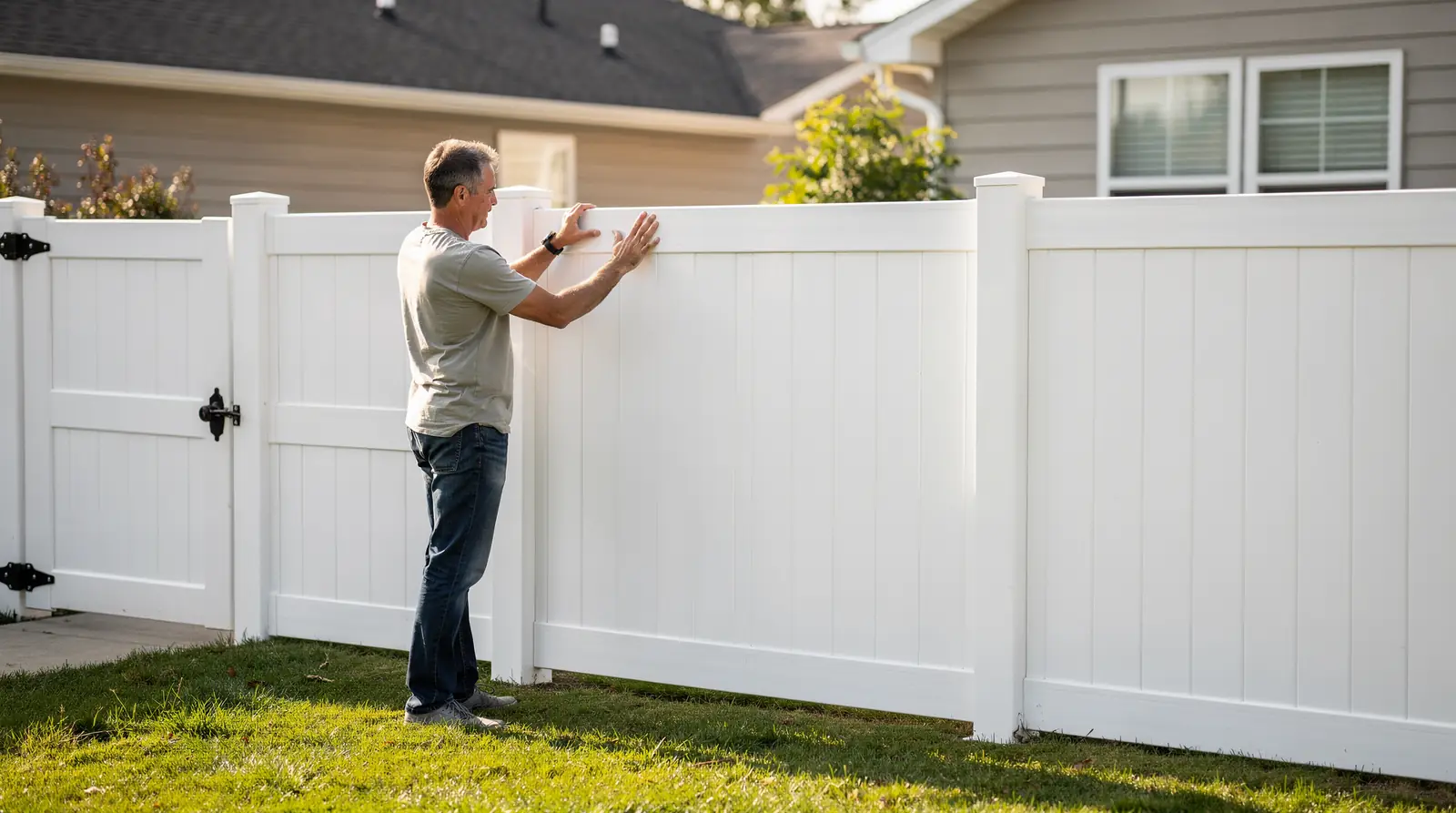Vinyl fence extensions increase fence height and provide an added layer of security for homeowners
