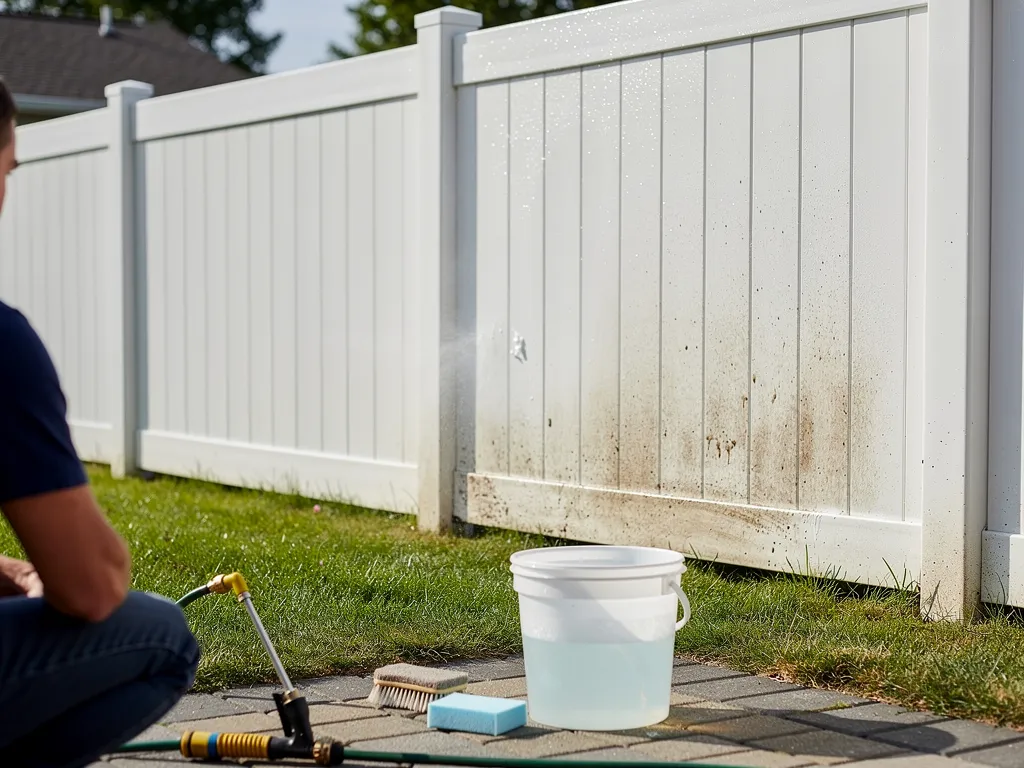 How to Keep a Vinyl Fence White